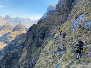 Bell traverse - Drakensberg- bottom of buggers Gully